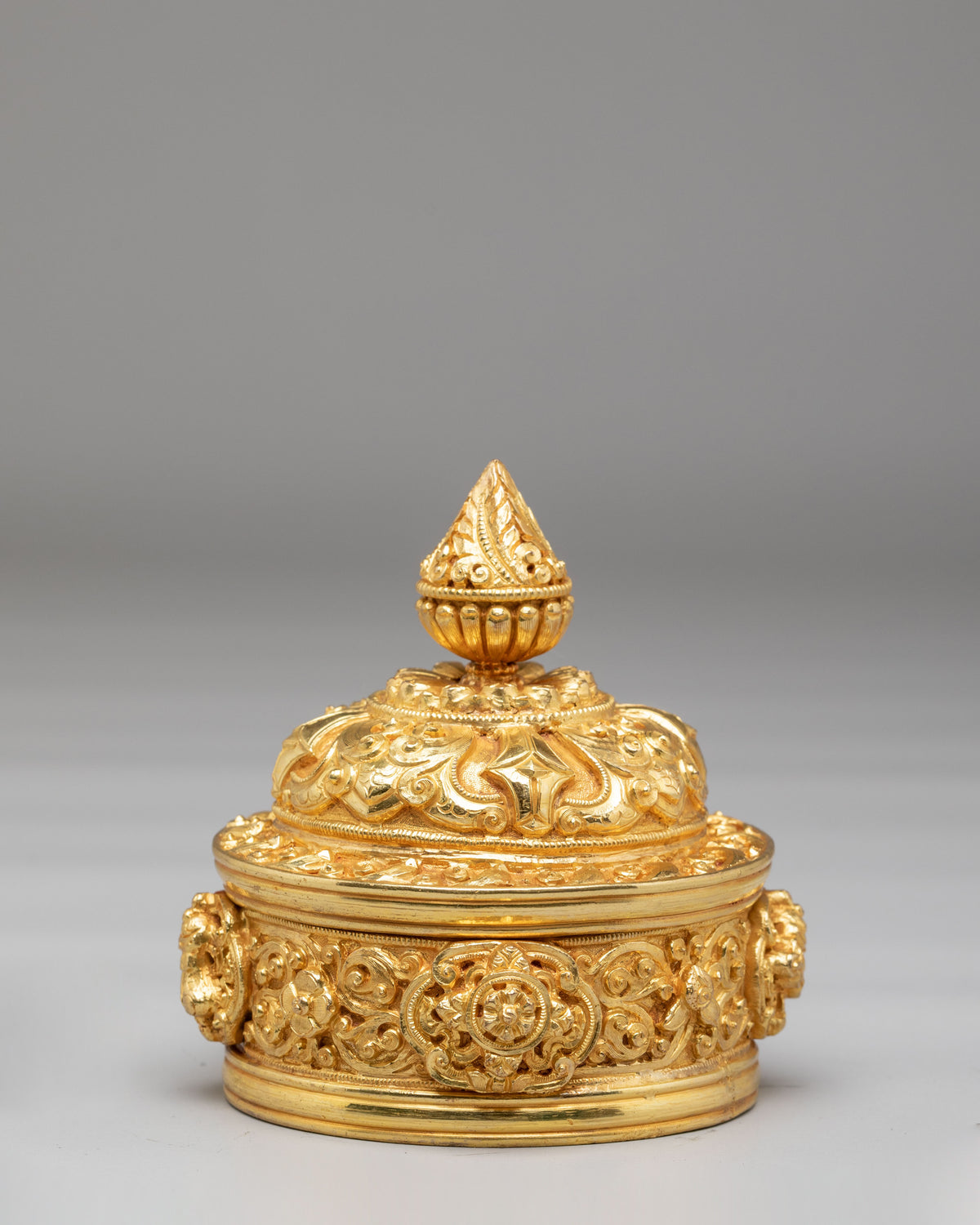 Traditional Ritual Dhupur Rice Pot | Handcrafted Tibetan Offerings Vessel