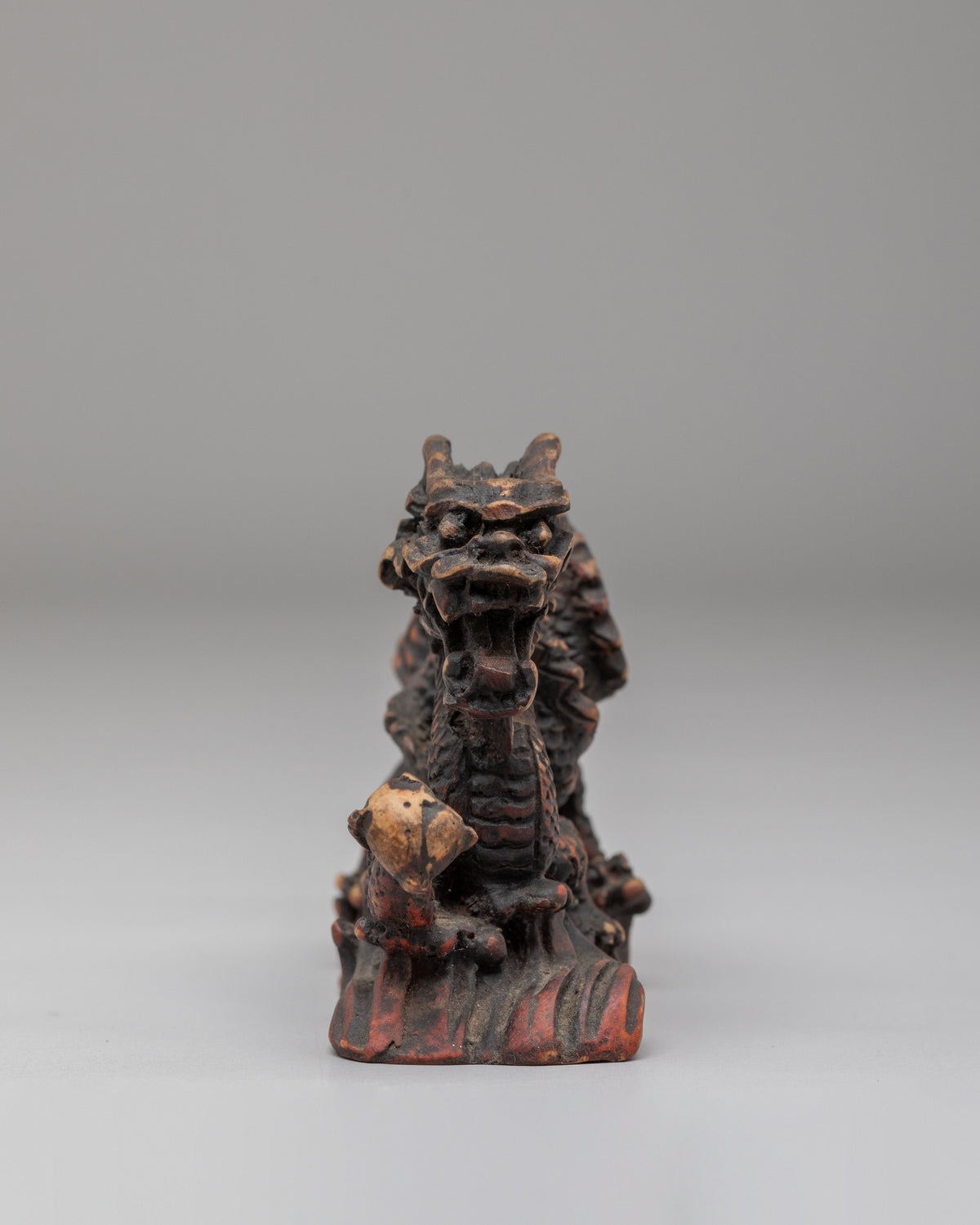 Mythical Dragon Decorative Sculpture | Traditional Himalayan Dragon Figurine