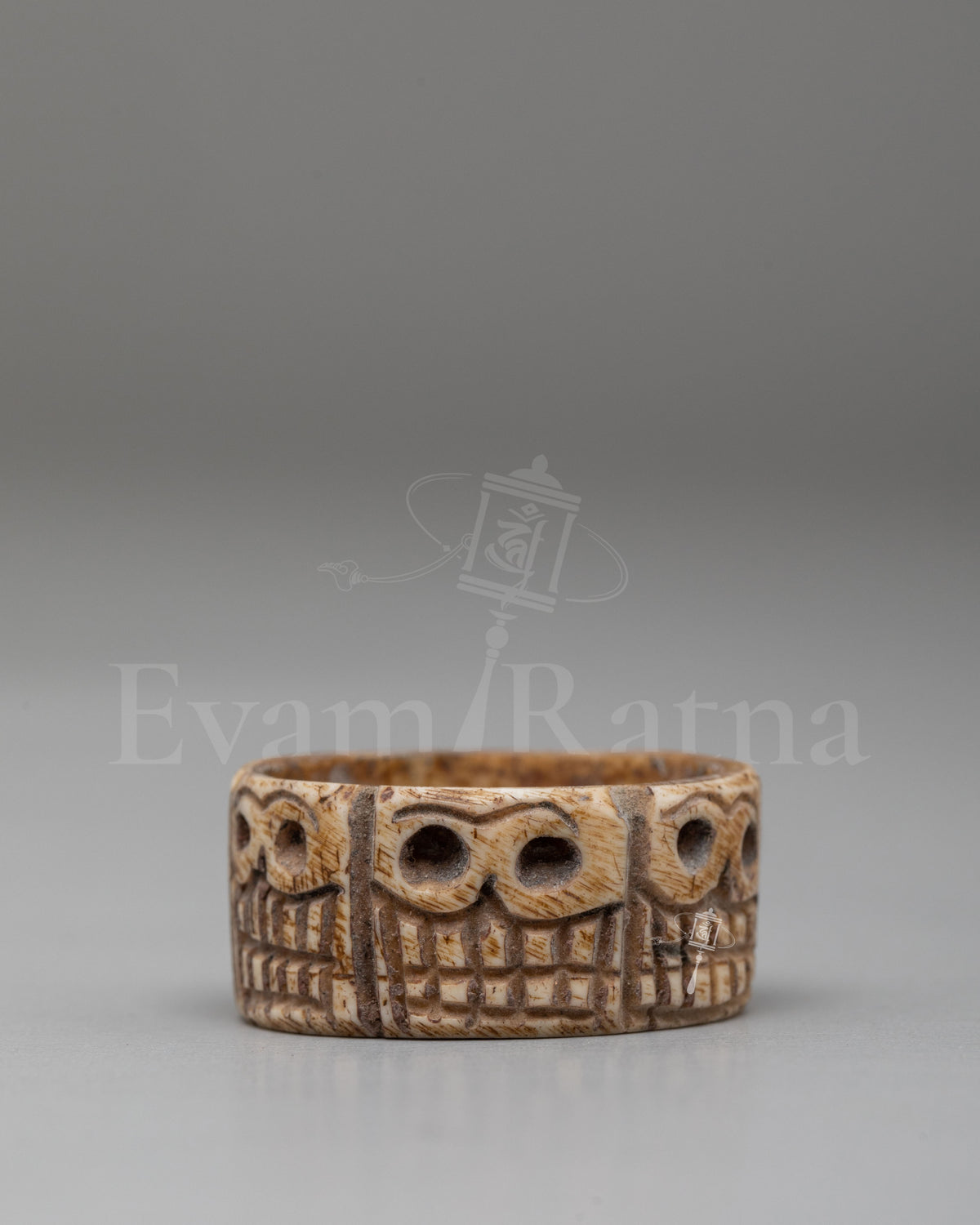 Tibetan Buddhist Skull Ring