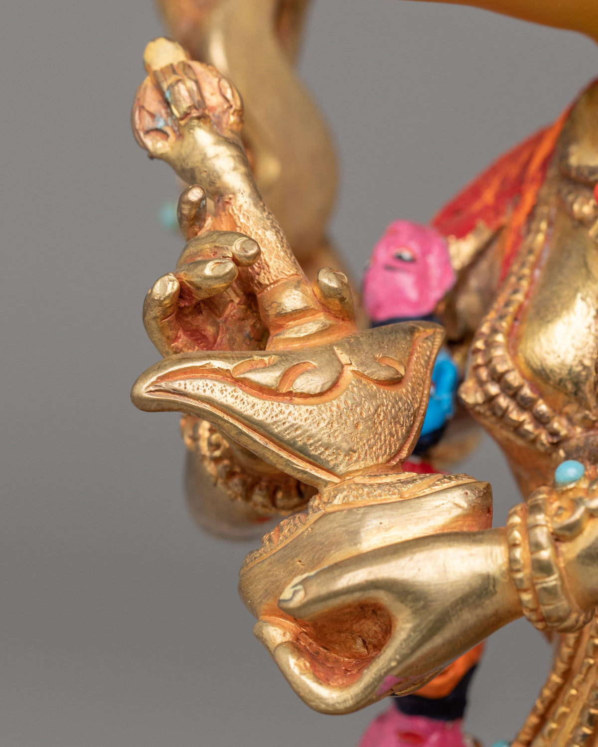 Traditional Altar Garuda Statue | Handmade Himalayan Art