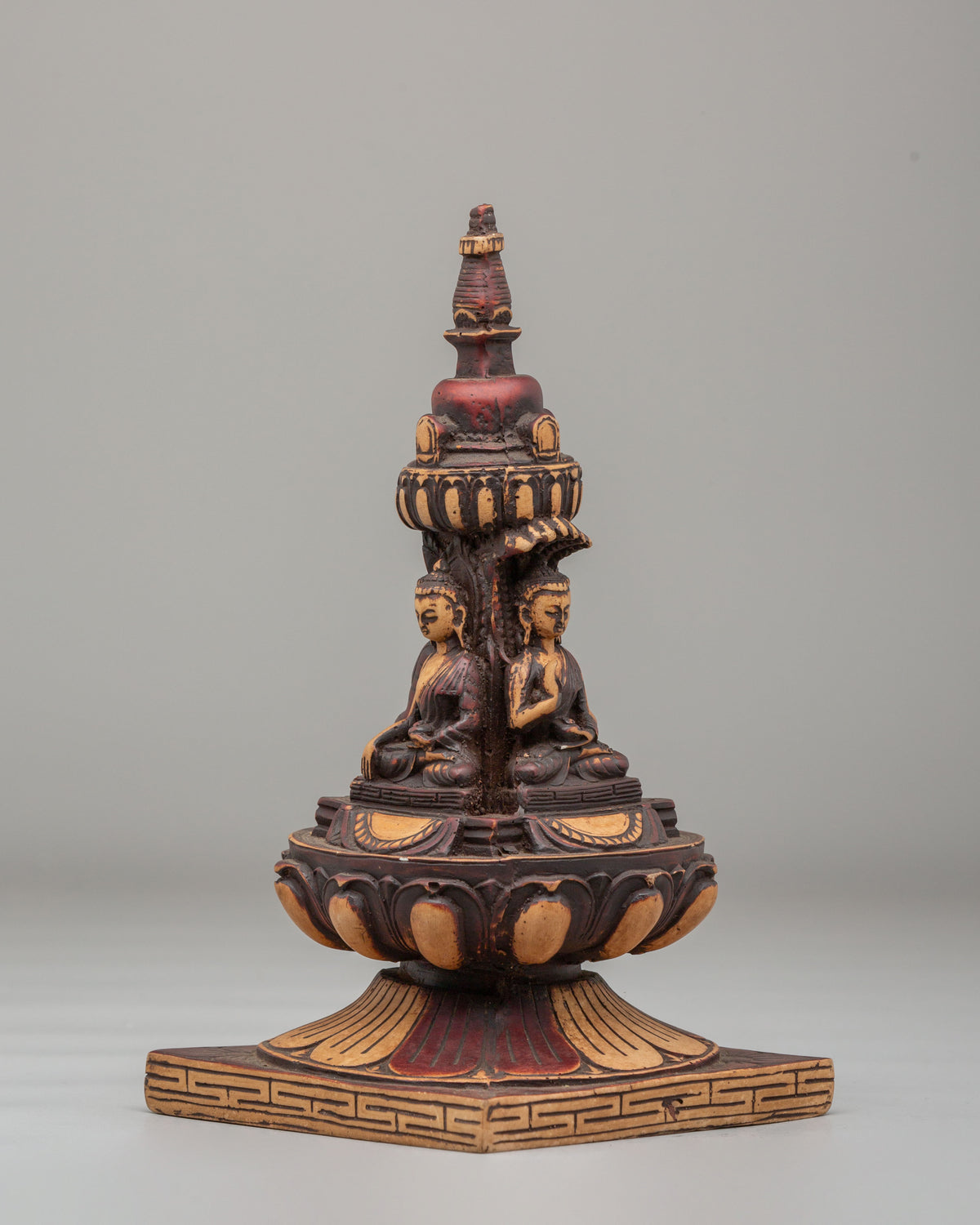 Tibetan Spiritual Five Buddha Stupa | Meditation Altar Home Decor