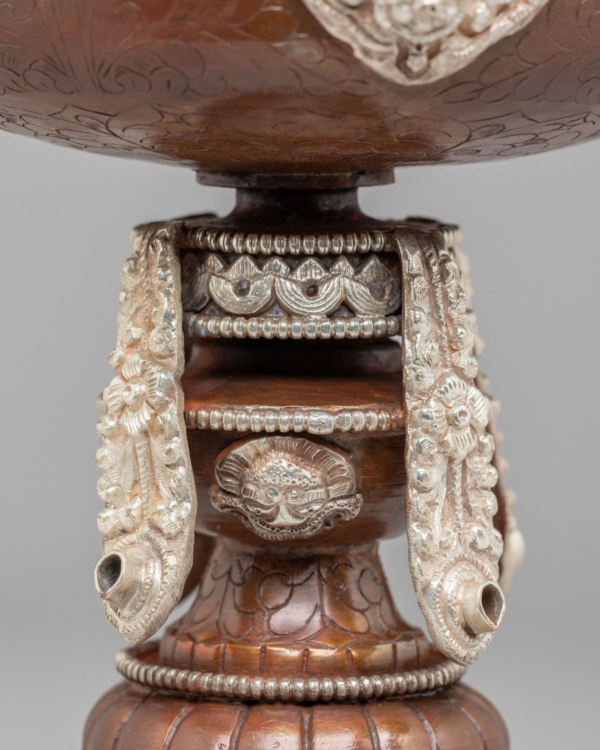 Handcrafted Buddhist Butter Lamp Set | Traditional Light Offering Lamps