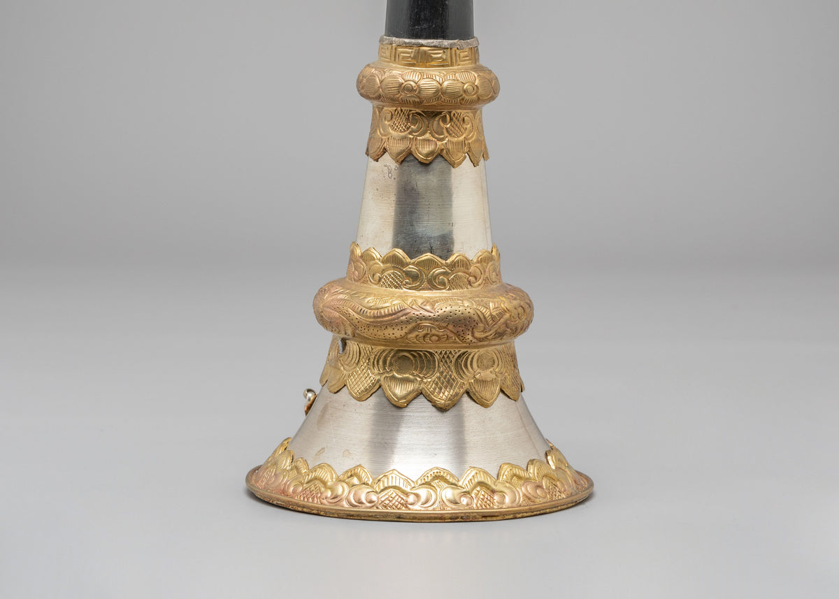 Tibetan Ceremonial Gyaling Set | Vajrayana Buddhist Ritual Instrument
