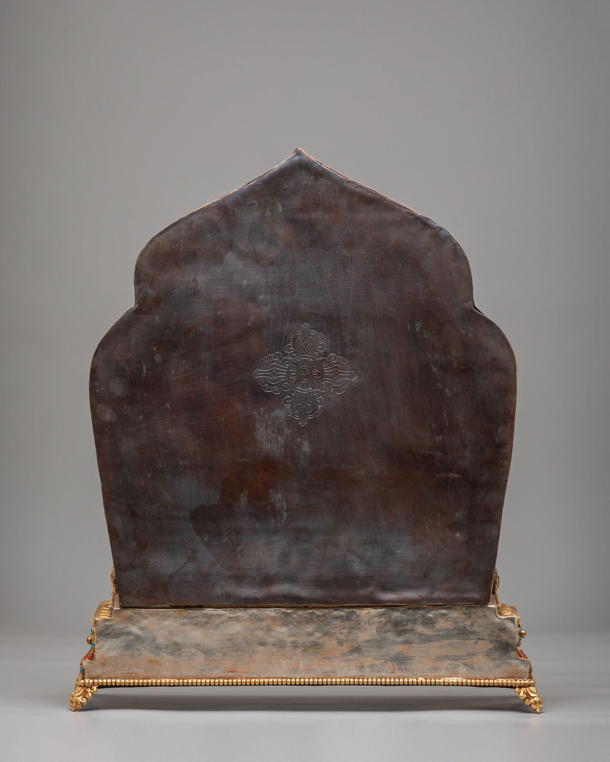 Handcrafted Tibetan Chenrezig Ghau Box | Spiritual Meditation Tool