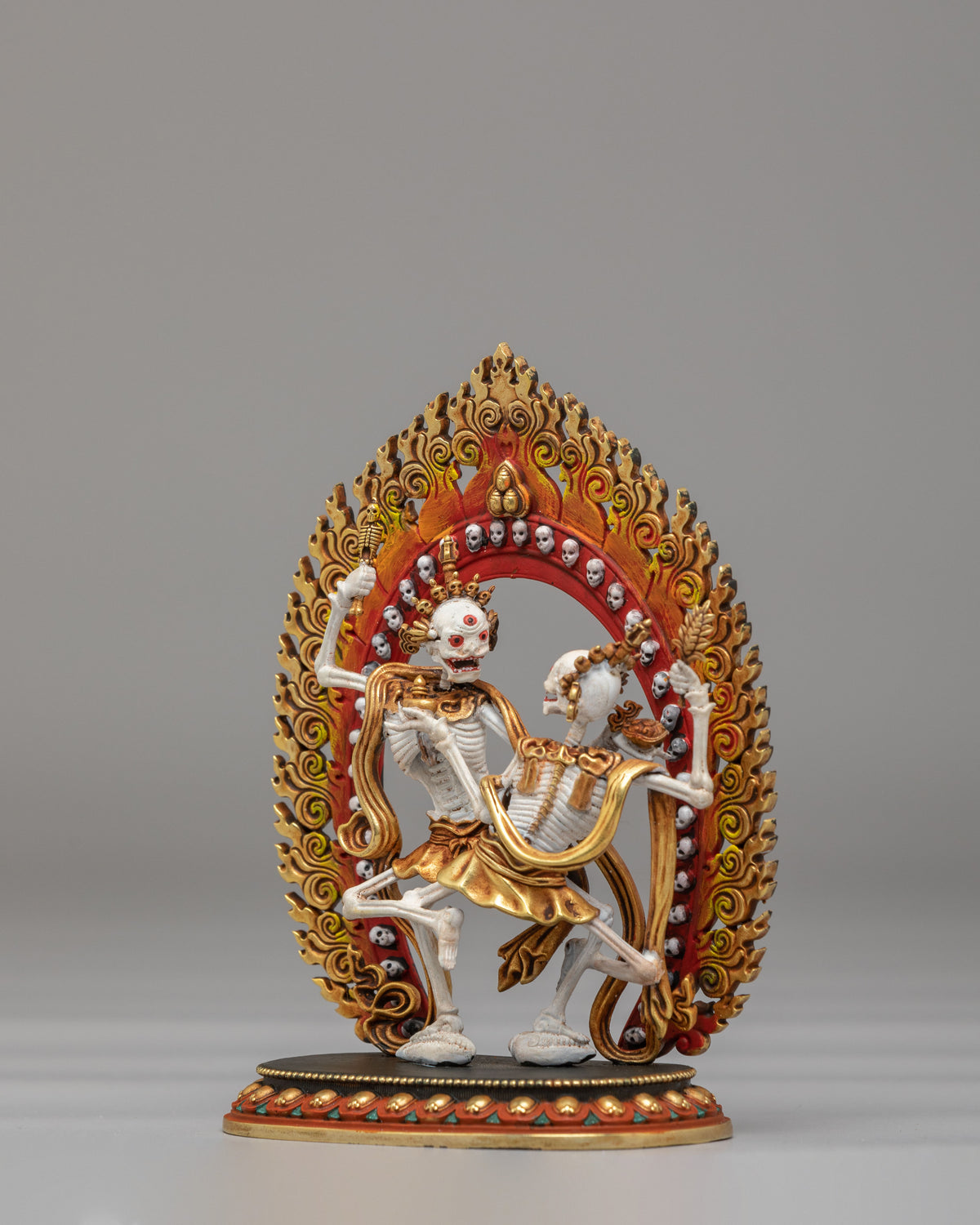 Vajrayana Chittipati Protector Statue | Tibetan Tantric Deity Sculpture for Altar Decor