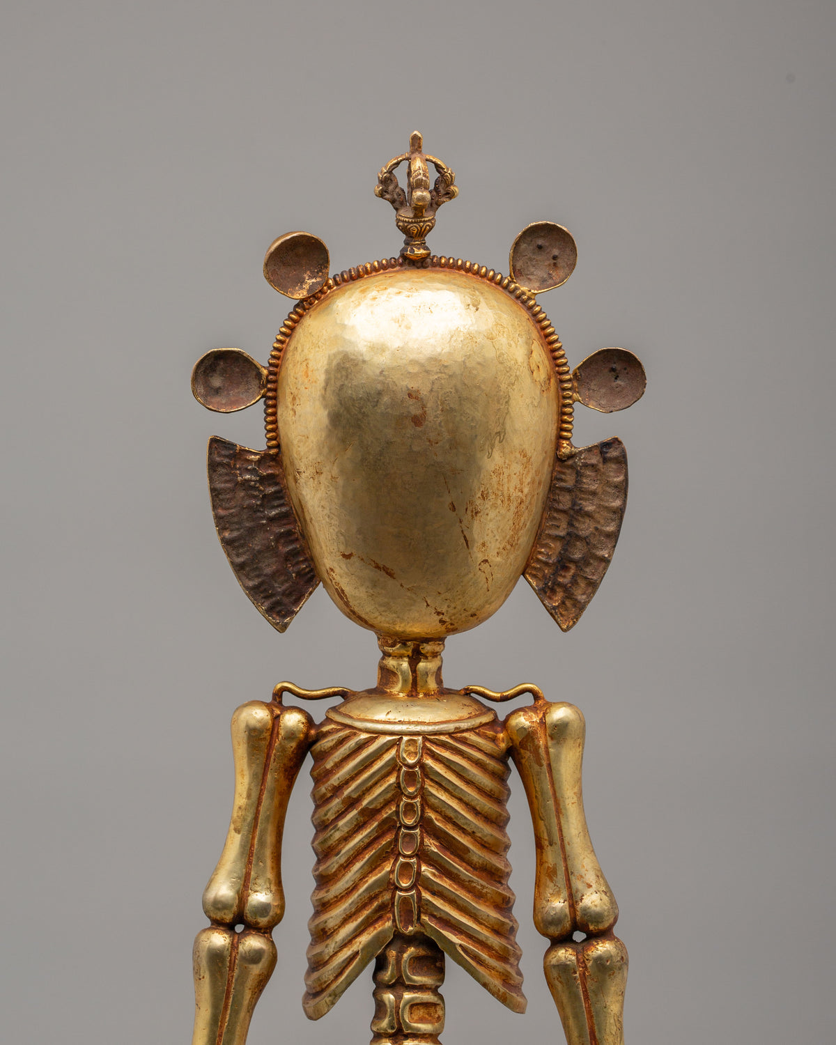 Traditional Chitipati Protector Sculpture | Wrathful Deity Figurine