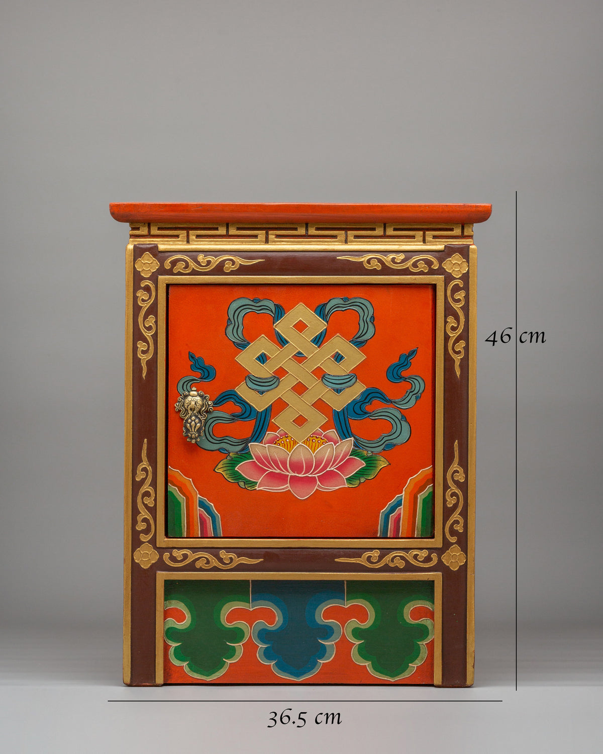 Traditional Tibetan Cabinet | Handcrafted Pine Wood Furniture