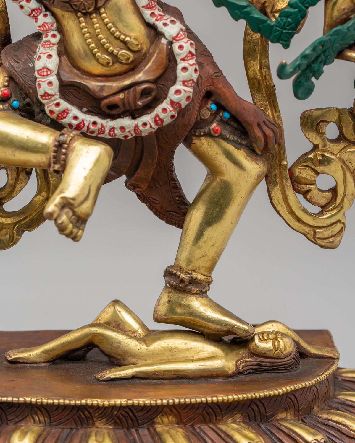 Himalayan Kurukulla Buddhist Sculpture | Tibetan Goddess of Attraction