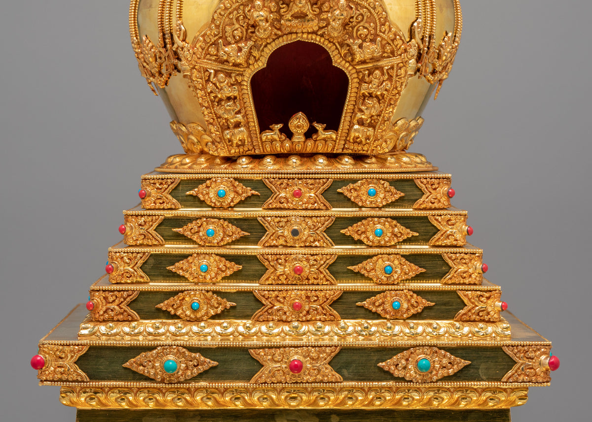 Exclusive Himalayan Enlightenment Stupa | Spiritual Home Decor
