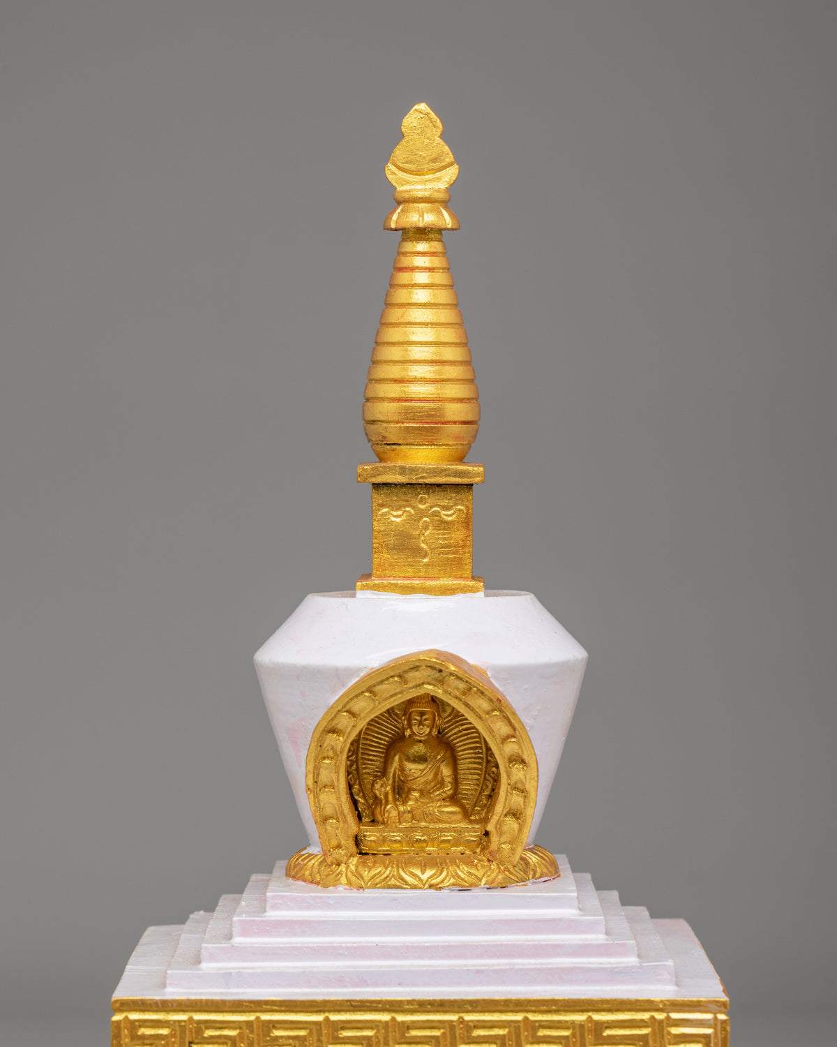 Buddhist Enlightenment Stupa for Altar | Sacred Tibetan Spiritual Art
