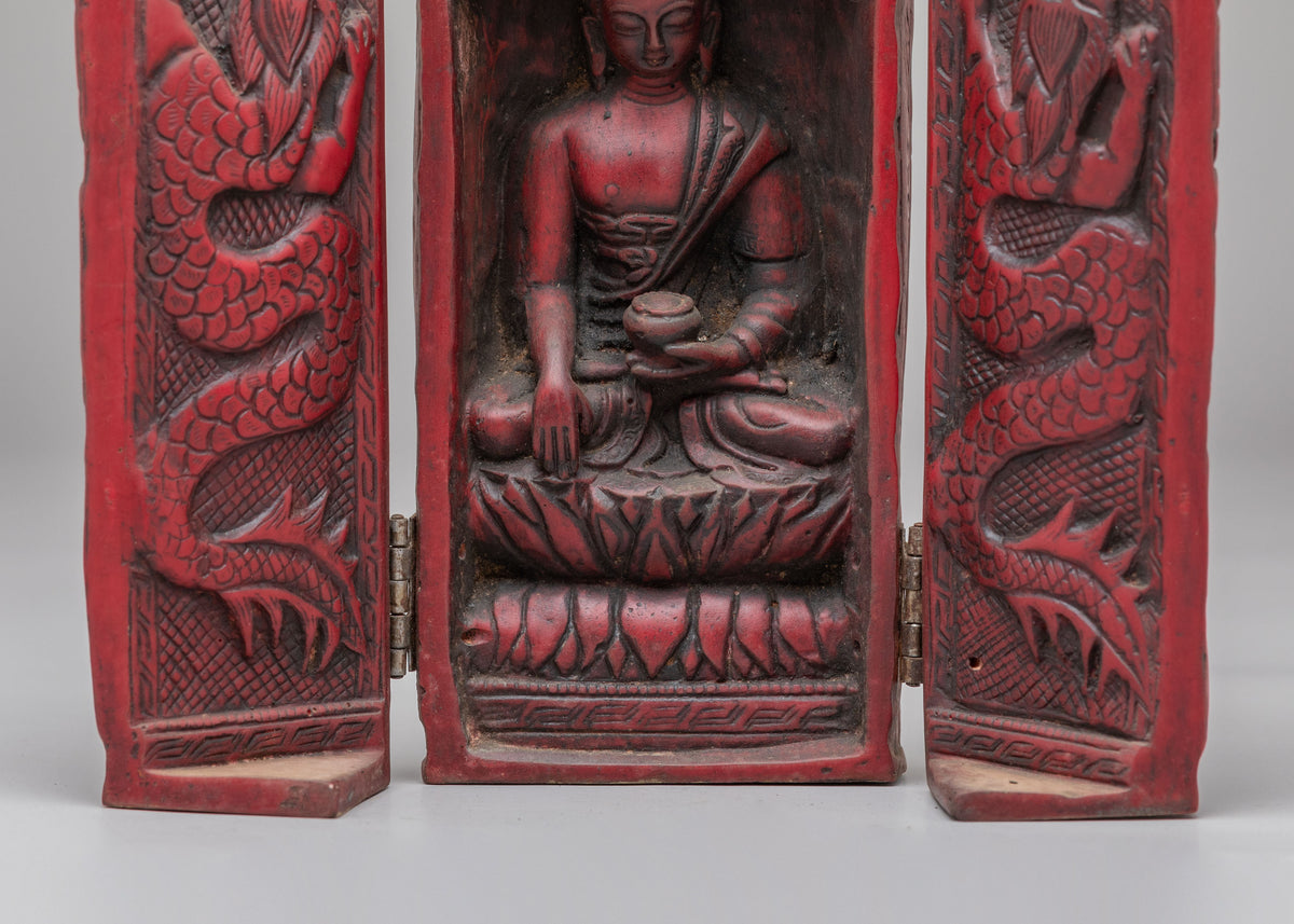 Shrine Shakyamuni Buddha Sculpture | Symbol of Peace & Enlightenment