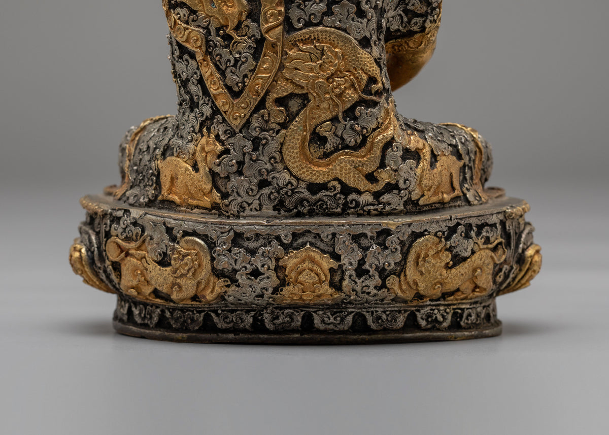 Traditional Tibetan Amitabha Sculpture | Symbol of Infinite Light