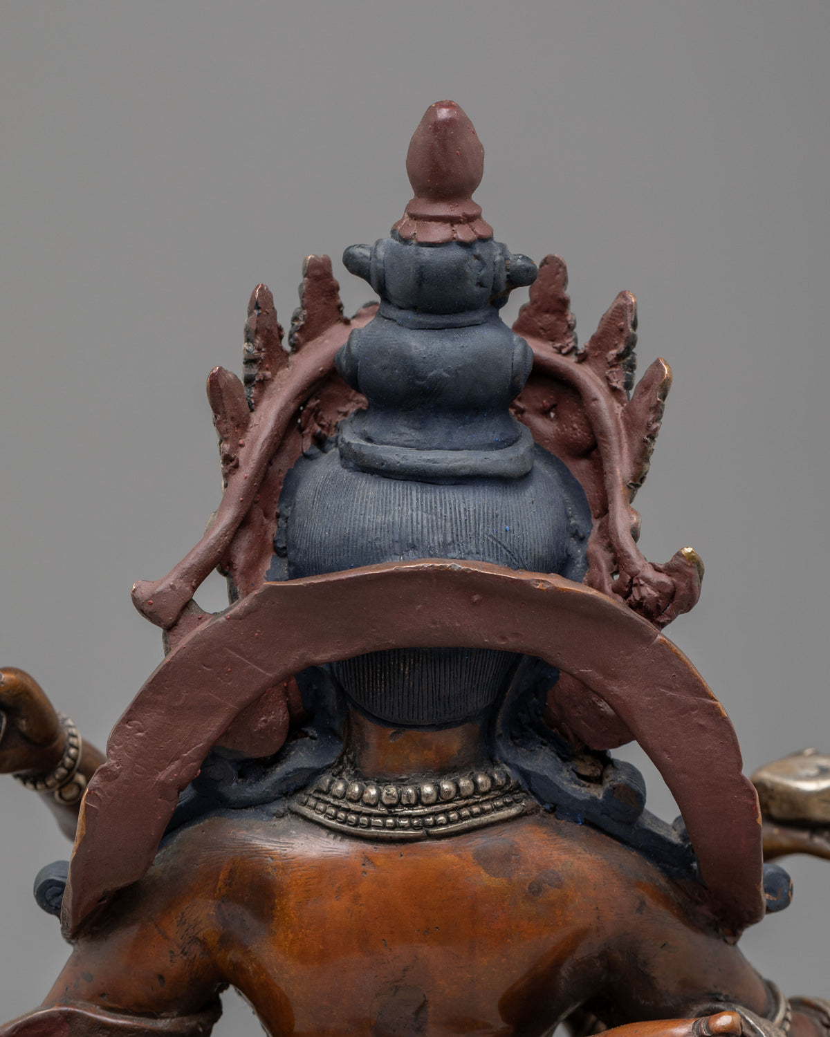 Buddhist Shrine Dzambhala Statue | Tibetan Wealth Deity Sculpture