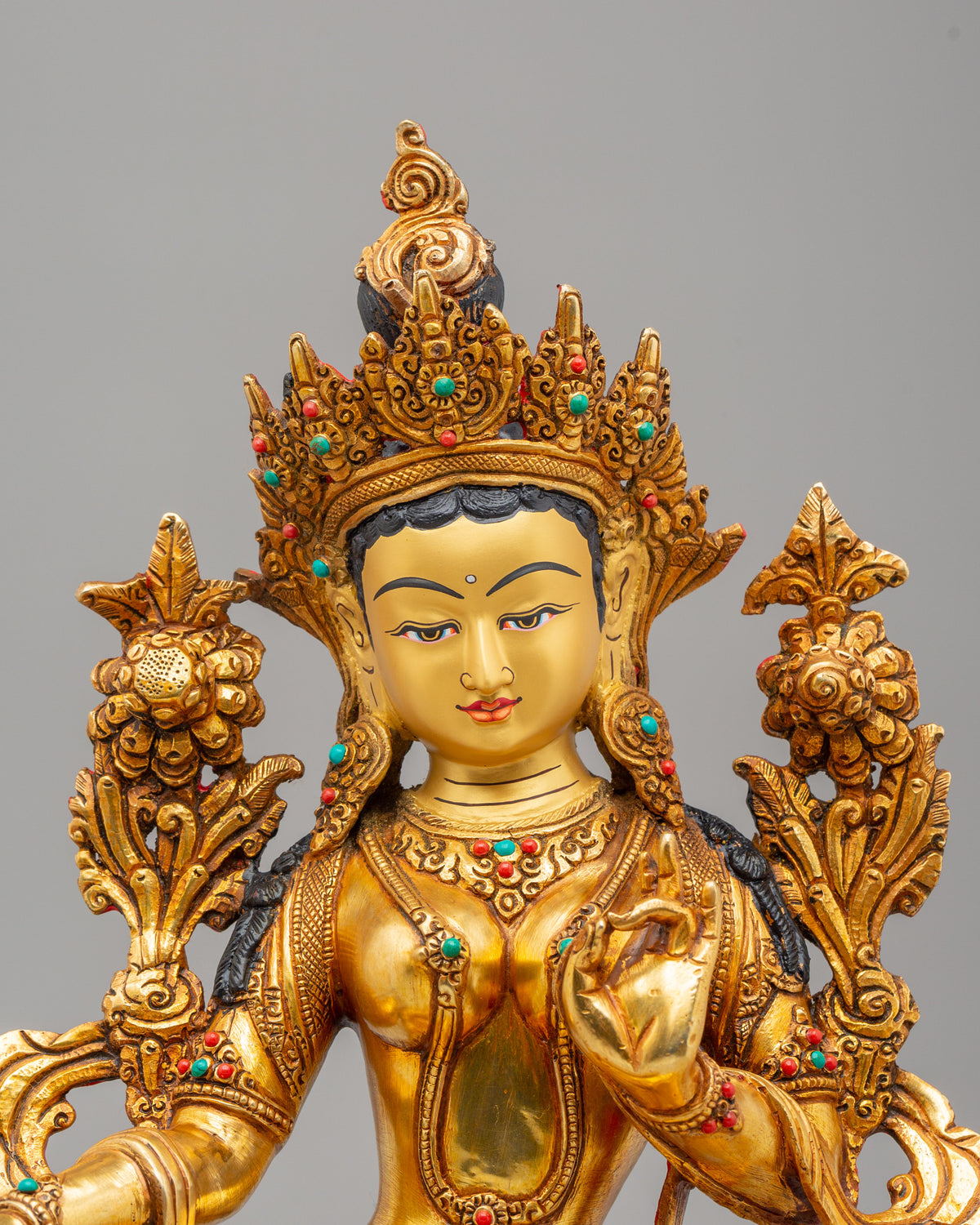 Green Tara Buddhist Liberation Statue | Spiritual Home Decor