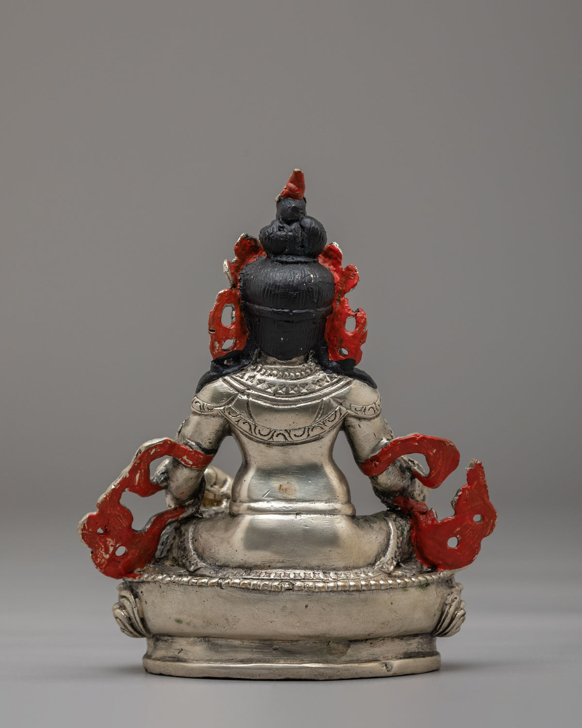 Sacred Dzambhala Buddhist Sculpture | Handcrafted Wealth Deity Statue