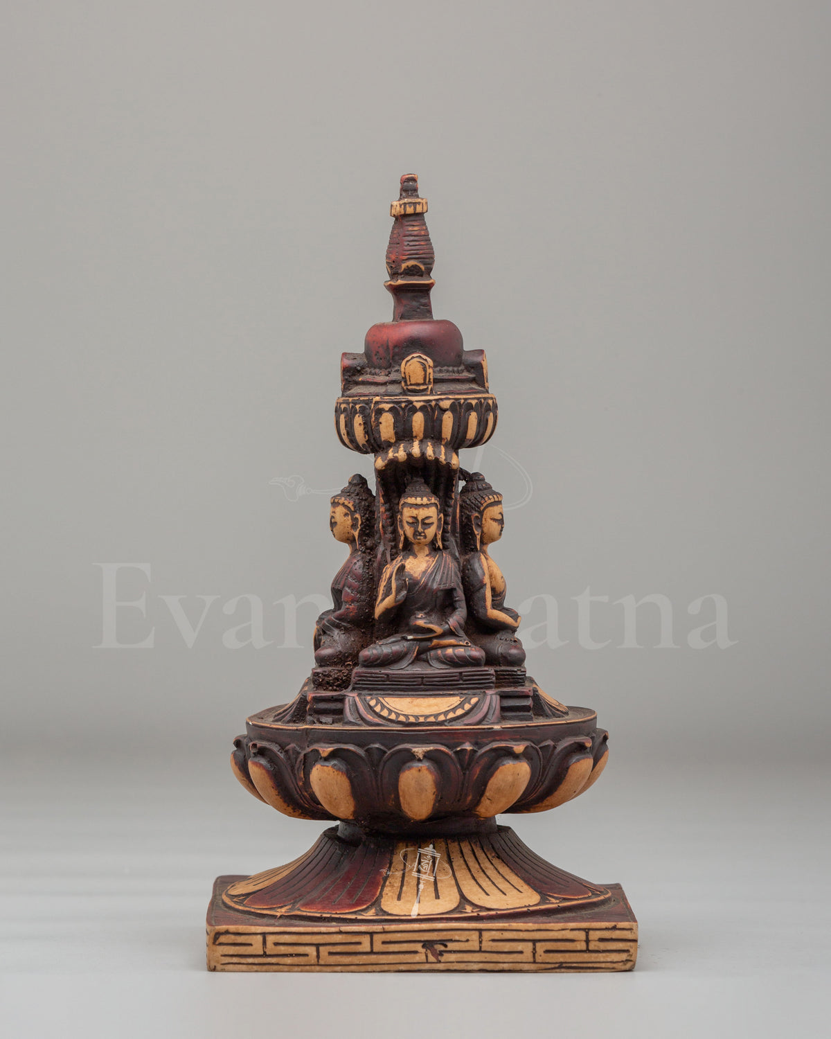 Tibetan Spiritual Five Buddha Stupa | Meditation Altar Home Decor