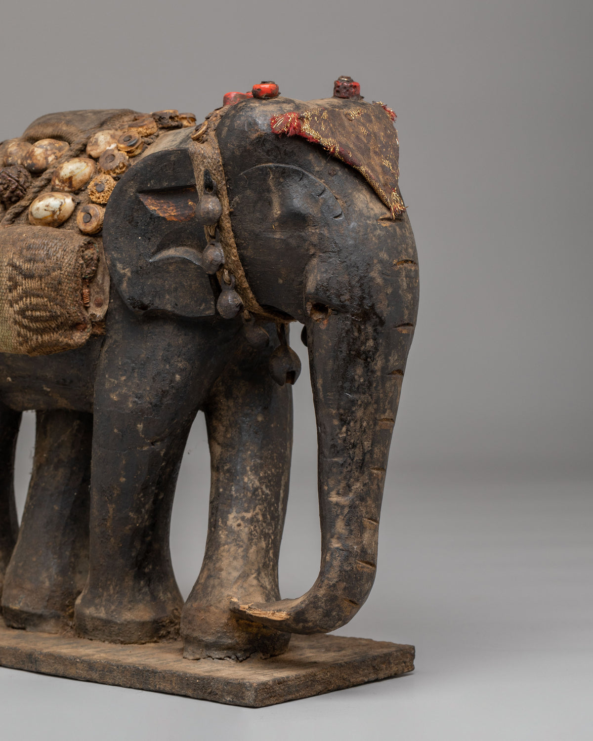 Elephant Wood Carving Statue | Perfect for Home Decor