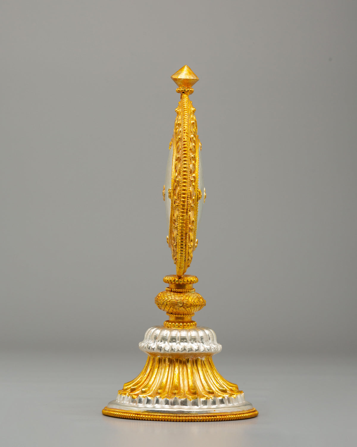 Buddhist Melong Mirror for Ritual Practice | Himalayan Vajrayana Object