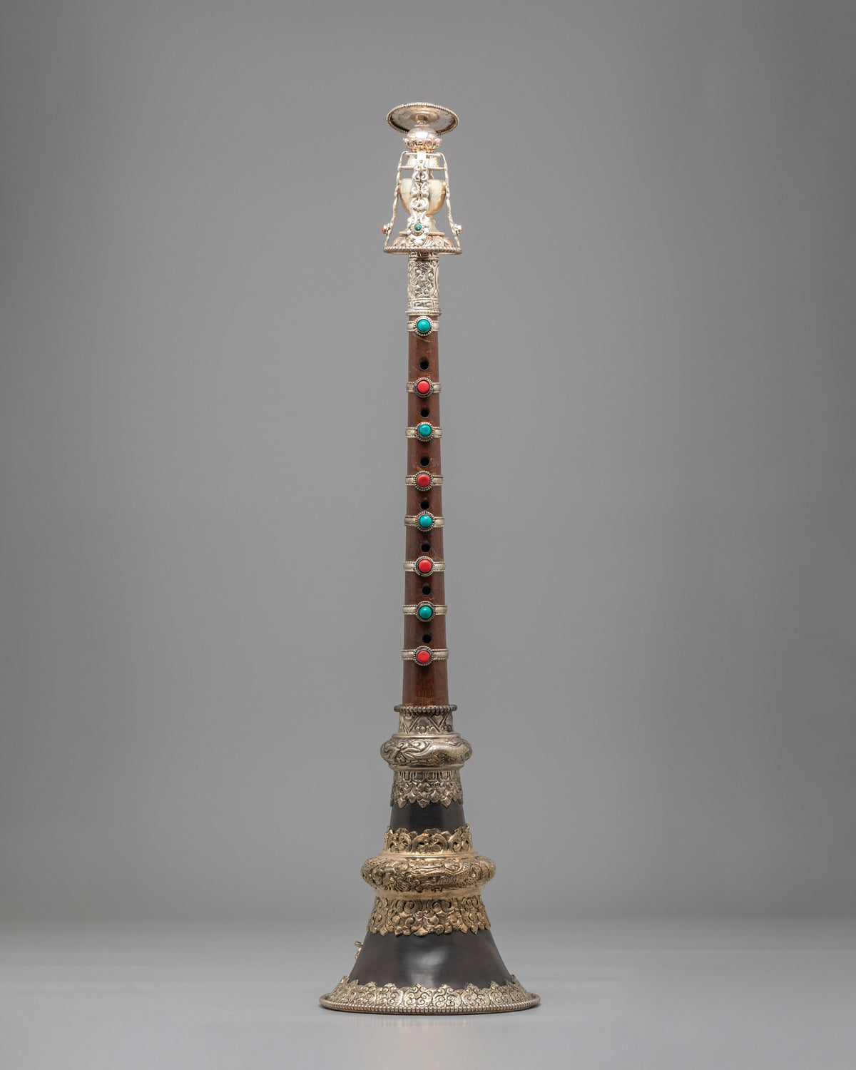 Vajrayana Gyaling Ritual Set | Sacred Tibetan Buddhist Instrument