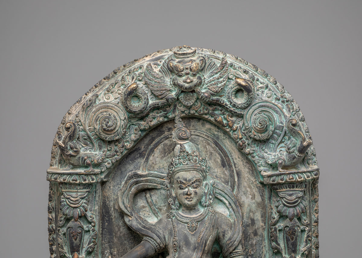 Vajrayana Dzambhala Practice Statue | Wealth Deity Sculpture