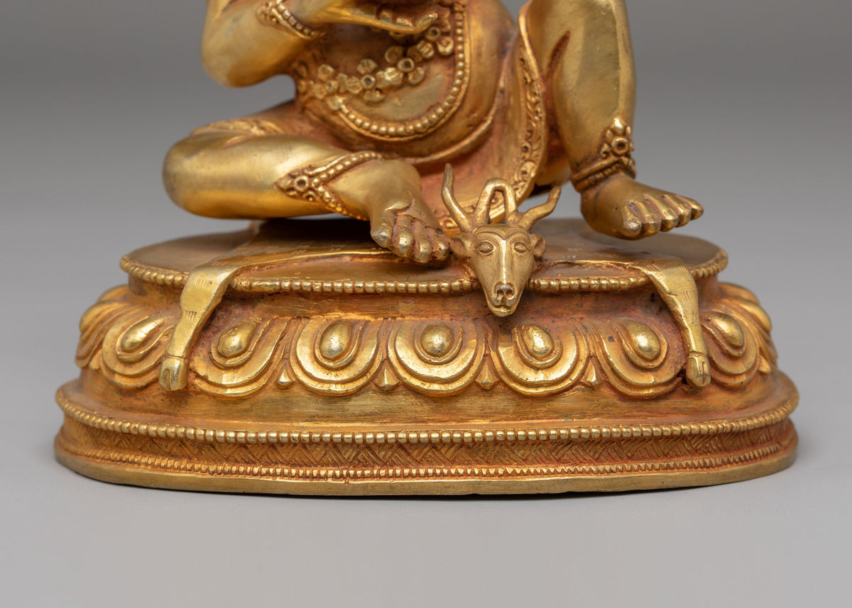 Mahasiddha Virupa Sculpture | Handcrafted Tibetan Artwork