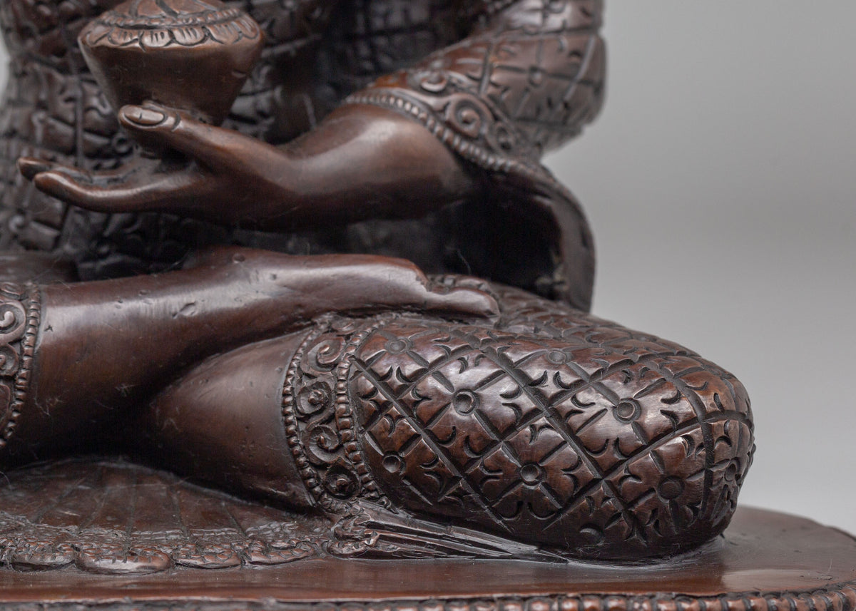 Sacred Himalayan Shakyamuni Buddha Statue | Symbol of Enlightenment
