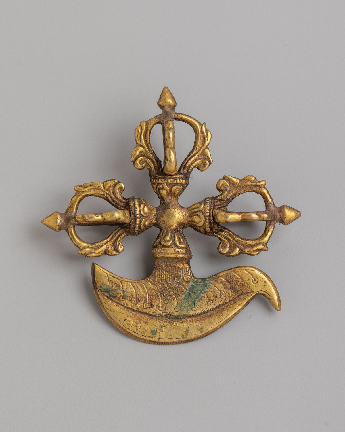 Tibetan Buddhist Kartika Ritual Knife | Bronze Vajrayana Artwork