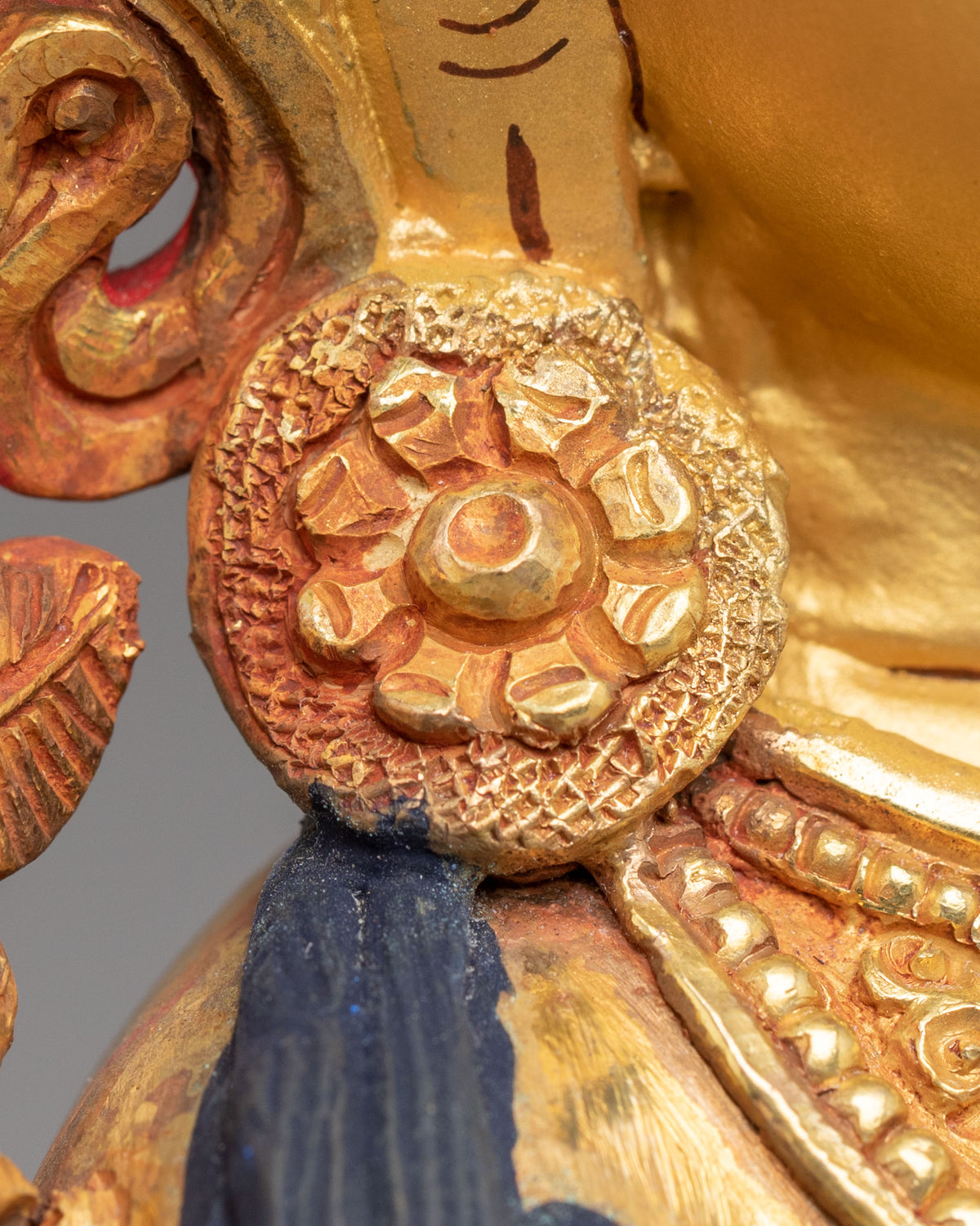 Tibetan Green Tara Shrine Statue | Buddhist Sculpture for Altar Decor