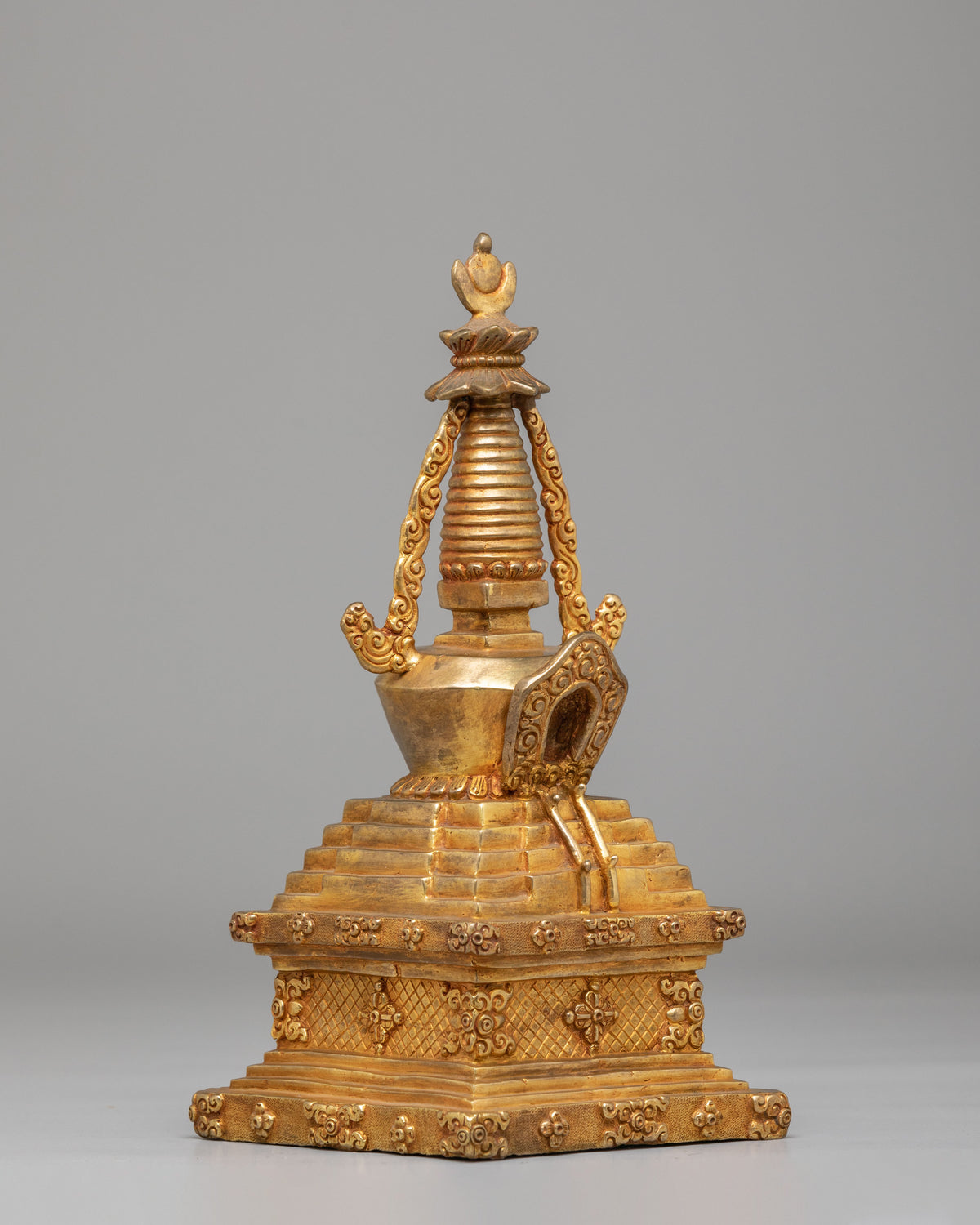 Sacred Descent From Heaven Stupa | Tibetan Buddhist Stupa