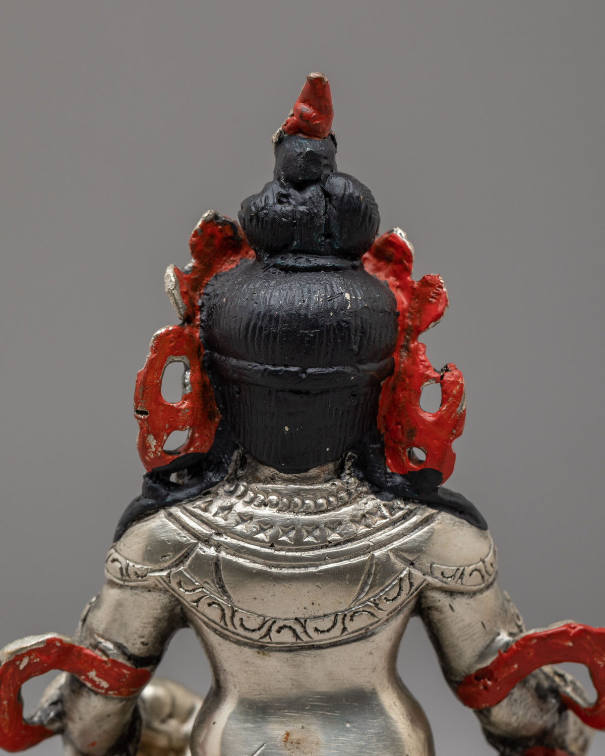 Sacred Dzambhala Buddhist Sculpture | Handcrafted Wealth Deity Statue