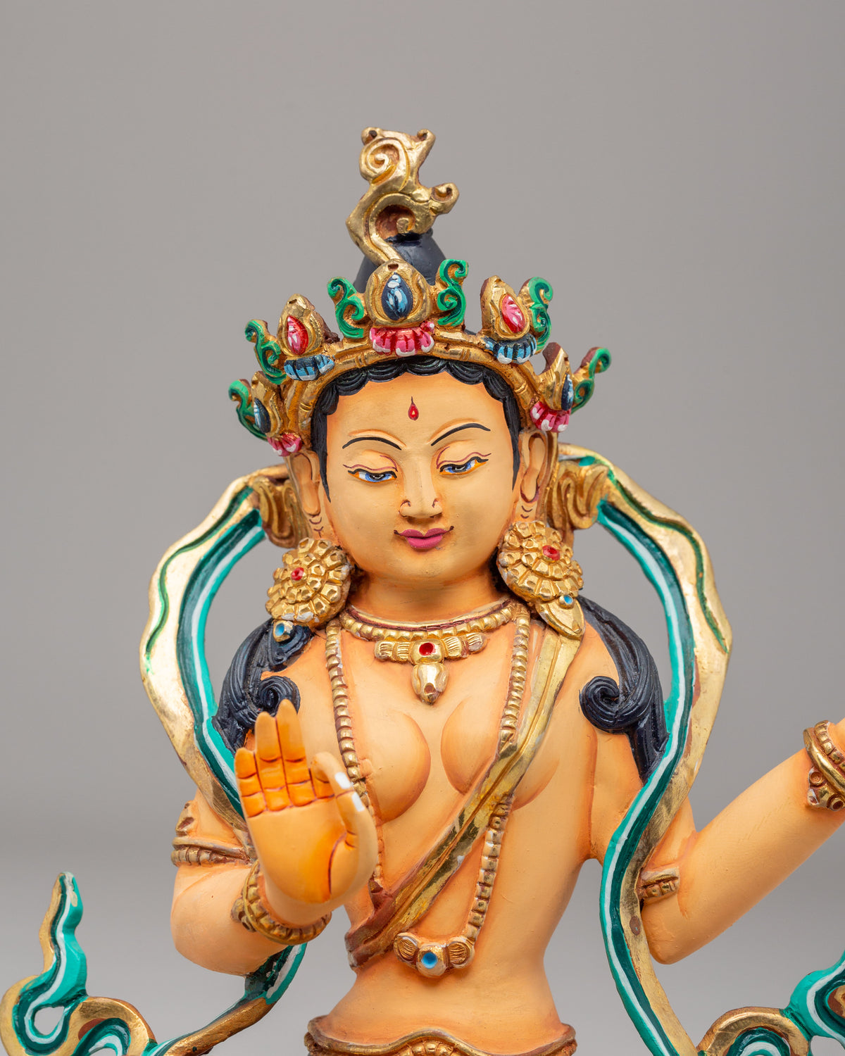 Yeshe Tsogyal and Mandarva Statue | Sacred Vajrayana Master Set