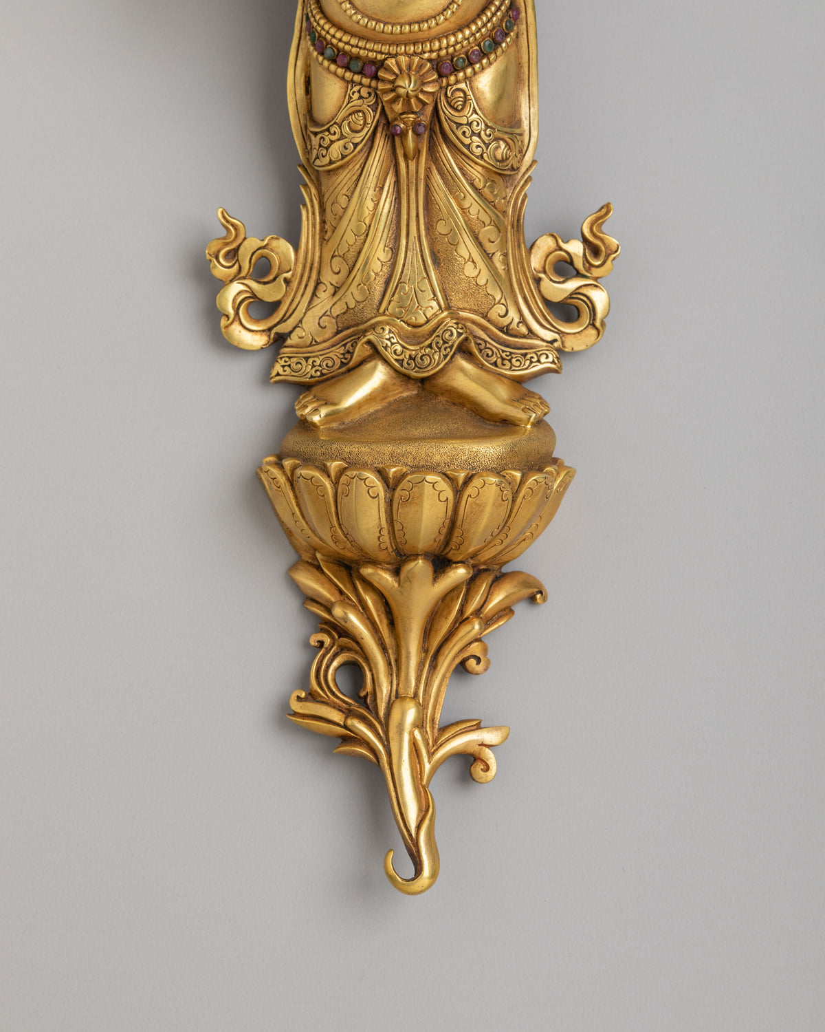 Traditional Hindu Ganesha Wall Decor | Fire Gilded Copper Artwork