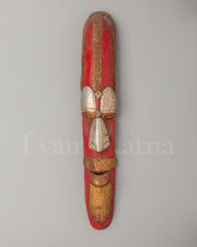 Himalayan Wooden Wall Hanging Mask 