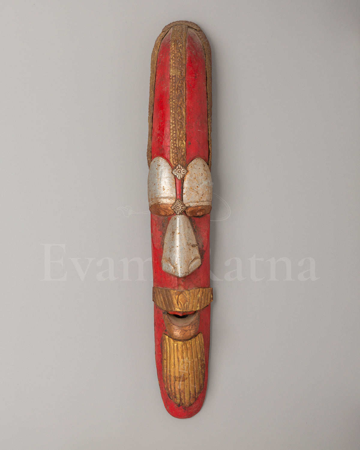 Himalayan Wooden Wall Hanging Mask 