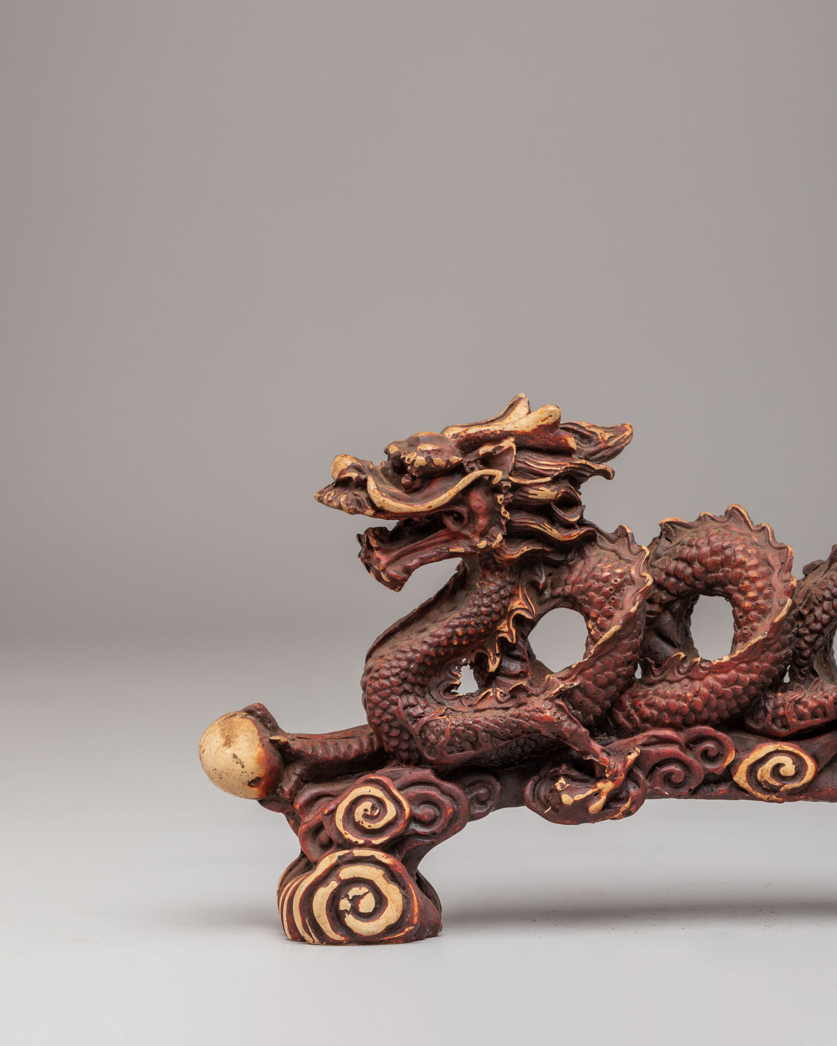 Himalayan Decorative Dragon Artwork | Yak Bone Powder Sculpture
