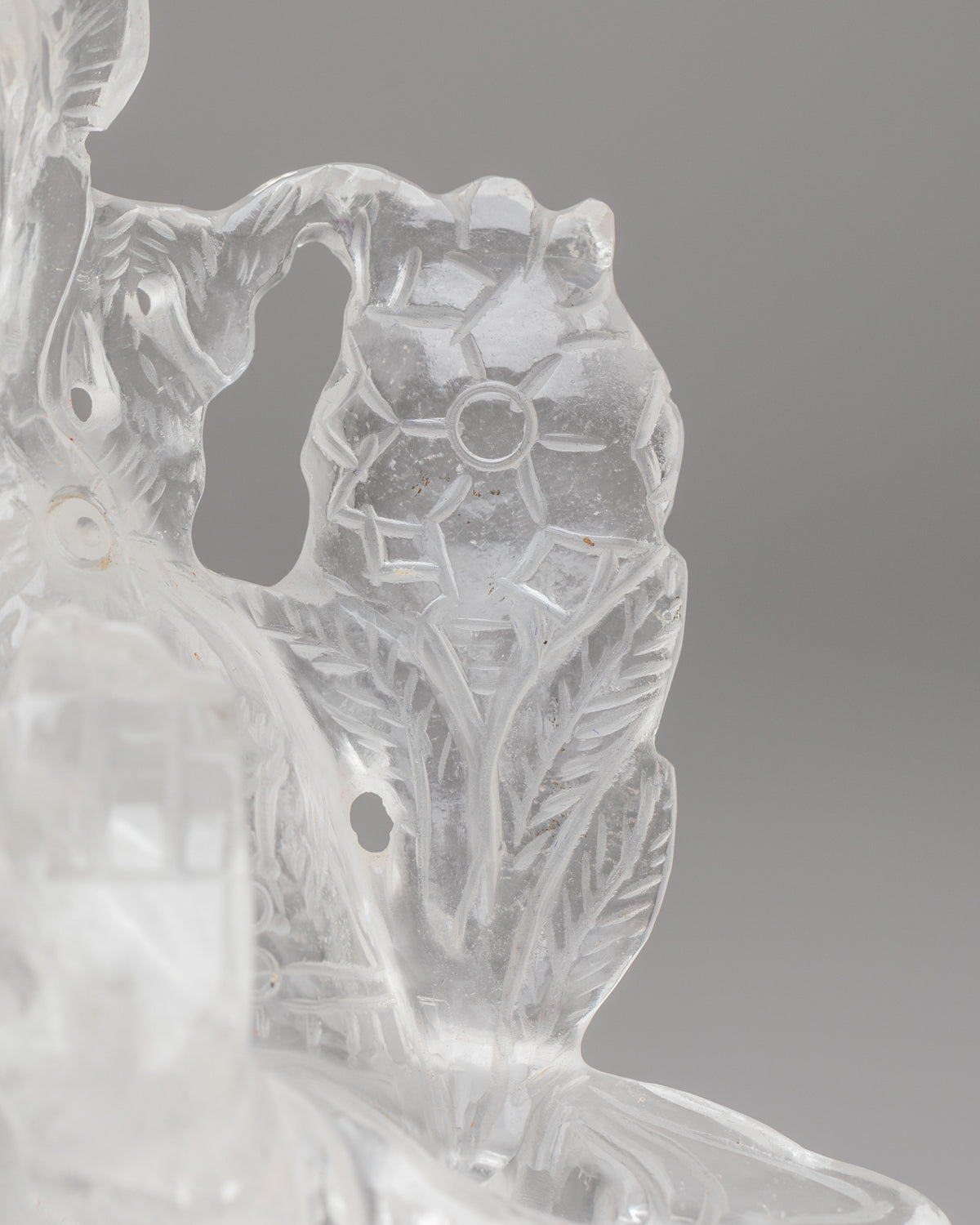 Crystal Green Tara Sculpture | Himalayan Artwork for Altar Decor