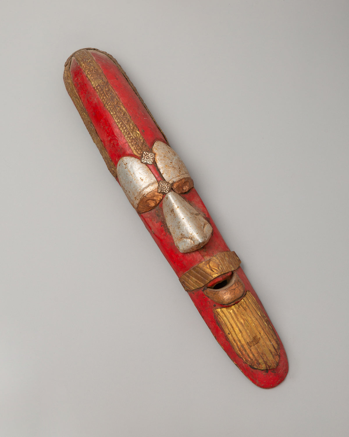 Himalayan Wooden Mask Wall Hanging | Handcrafted Wood Art
