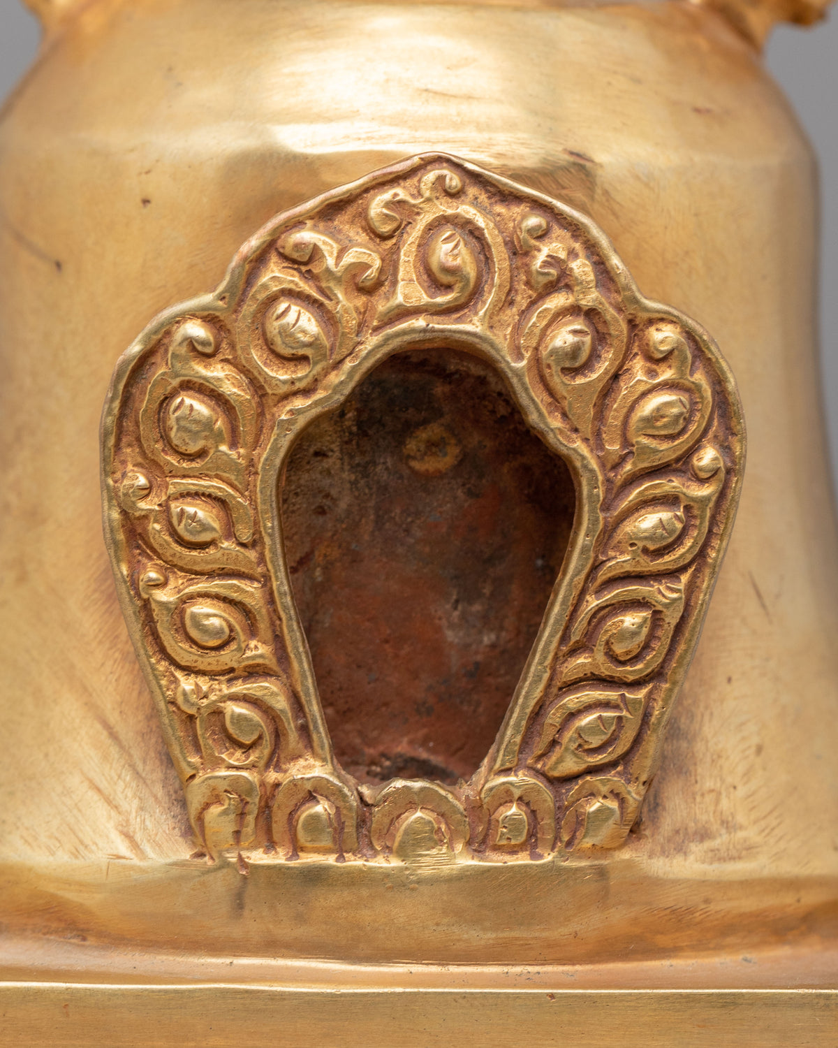 Traditional Altar Stupa | Buddhist Copper Shrine Sculpture