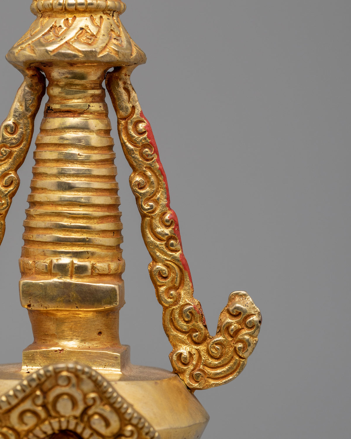 Traditional Tibetan Enlightenment Chorten | Symbolic Spiritual Monument