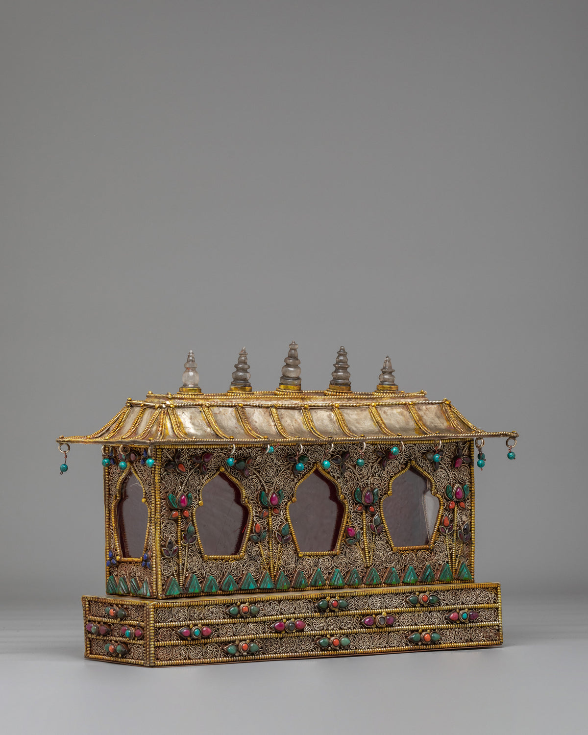Buddhist Altar Shrine Box | Tibetan Meditation Box