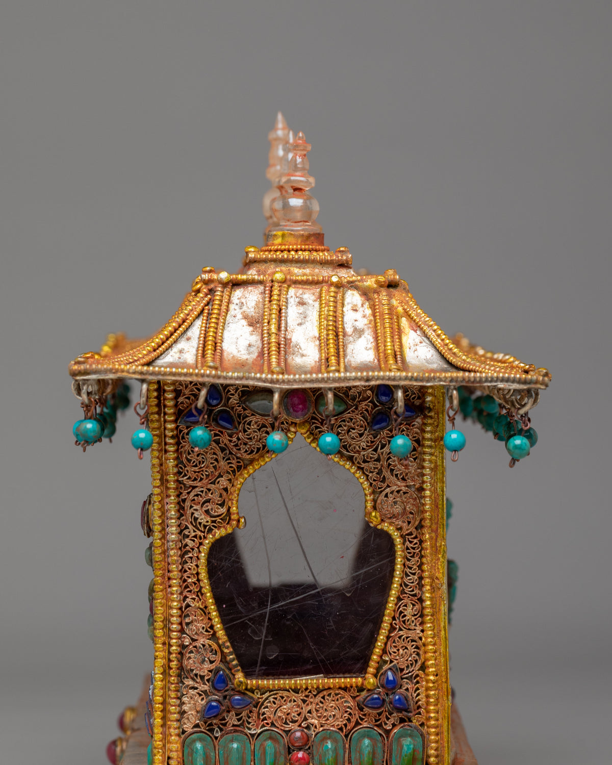 Buddhist Sacred Altar Box | Handcrafted Ritual Storage Chest