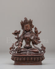 White Tara Meditation Statue 