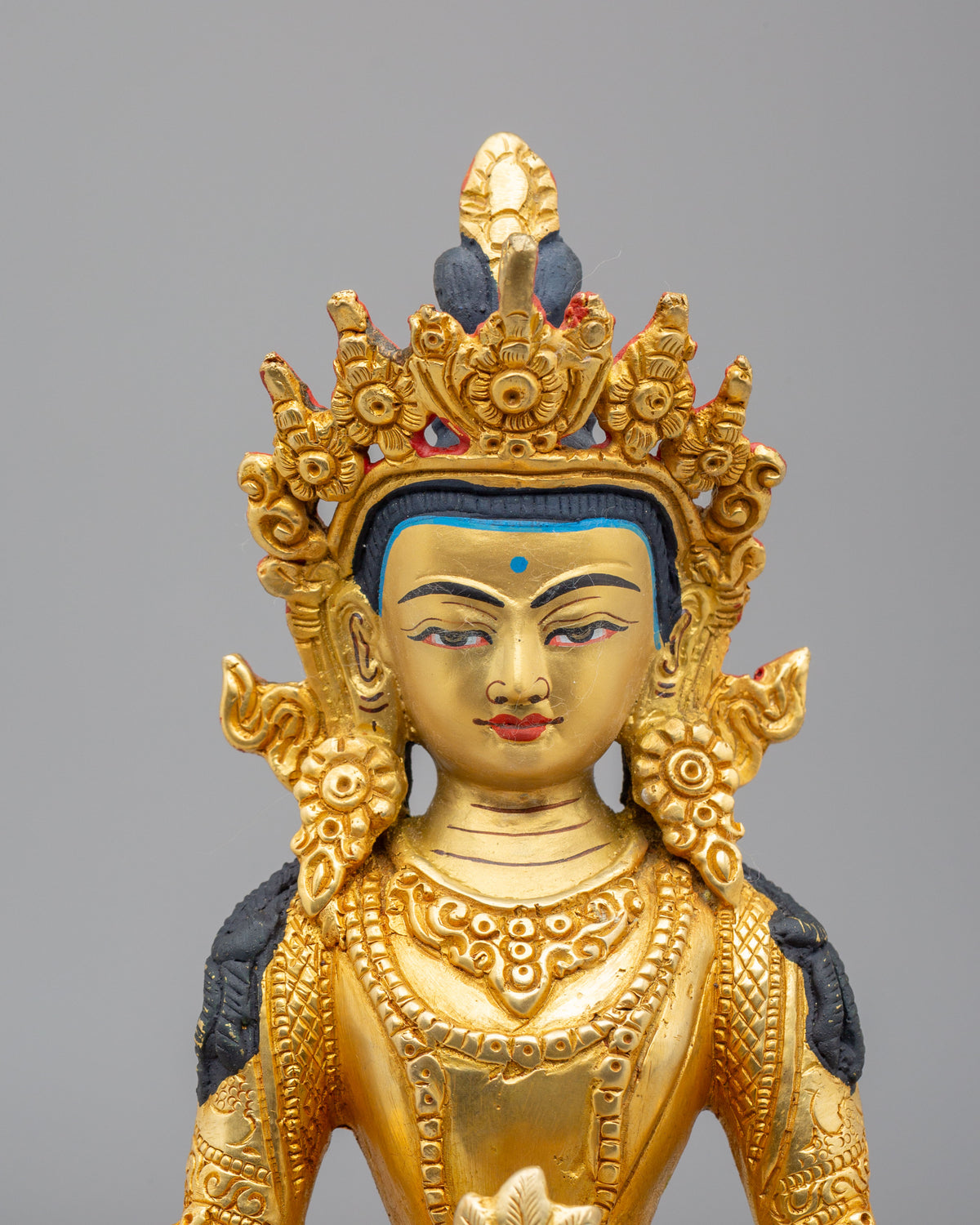 Sacred Amitayus Buddhist Statue | Traditional Handmade Artwork