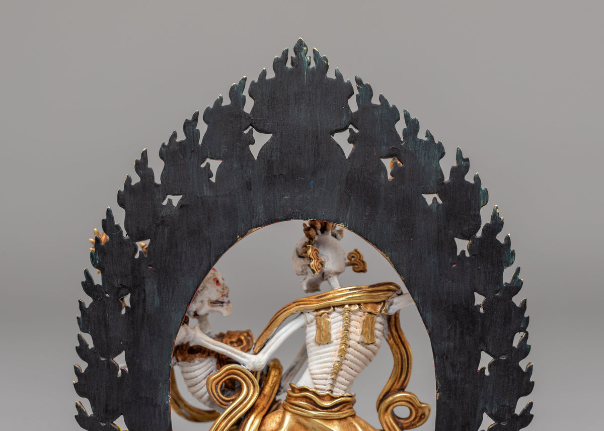 Vajrayana Chittipati Protector Statue | Tibetan Tantric Deity Sculpture for Altar Decor