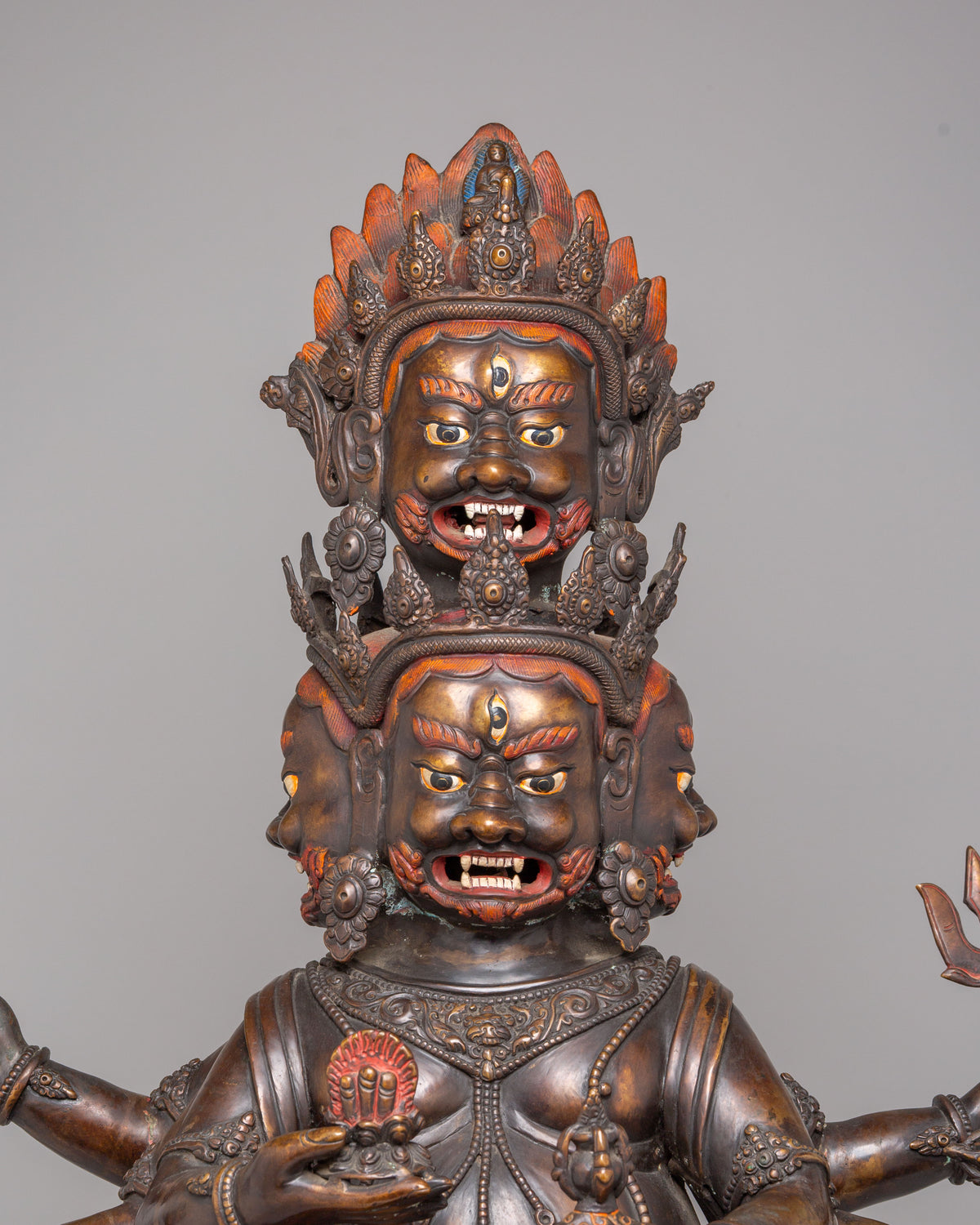 Exclusive  Mahakala Ritual Tool | Handcrafted Spiritual  Phurba
