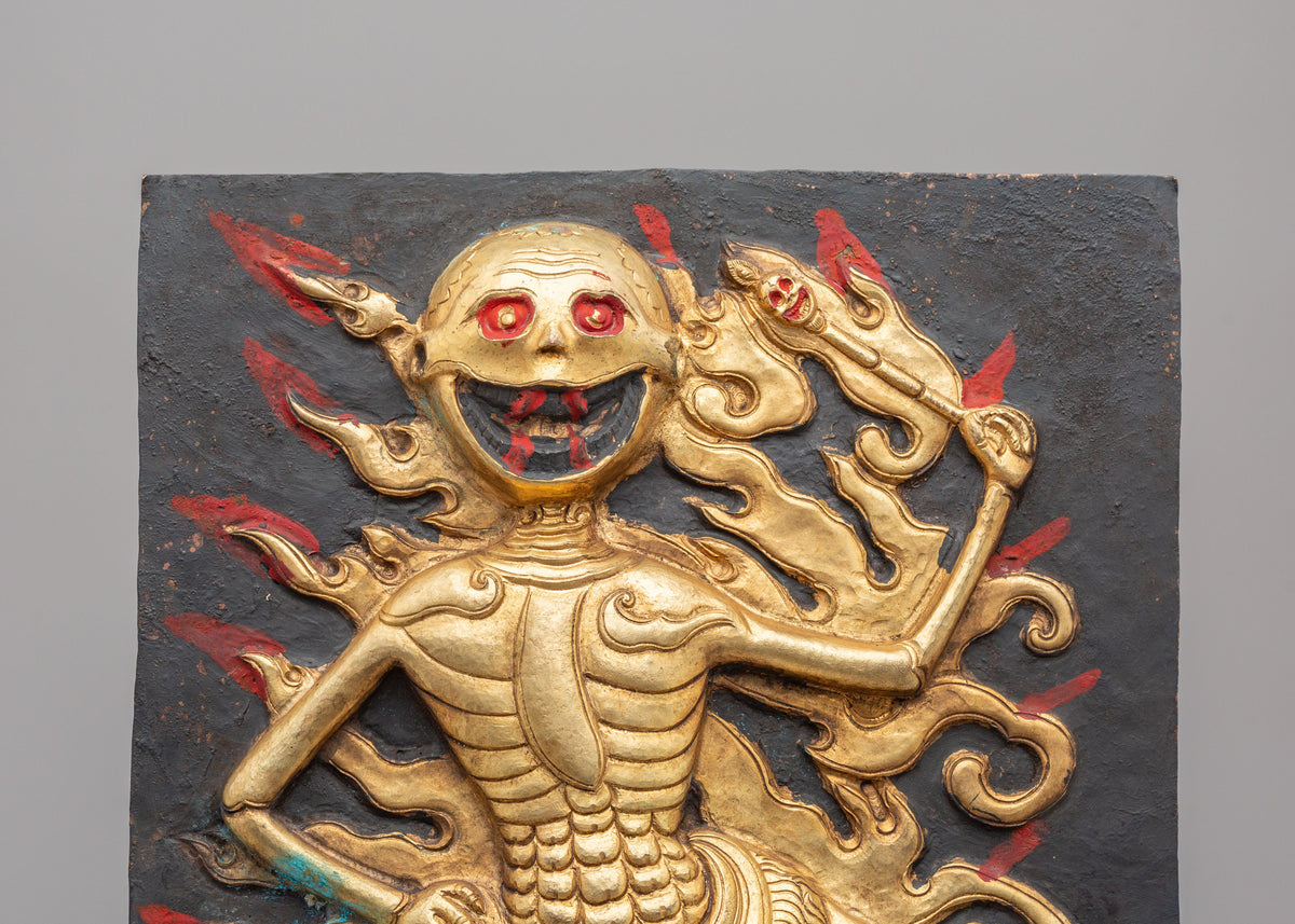Chitti Pati Wall Hanging for Buddhist Altar | Tibetan Artwork for Meditation