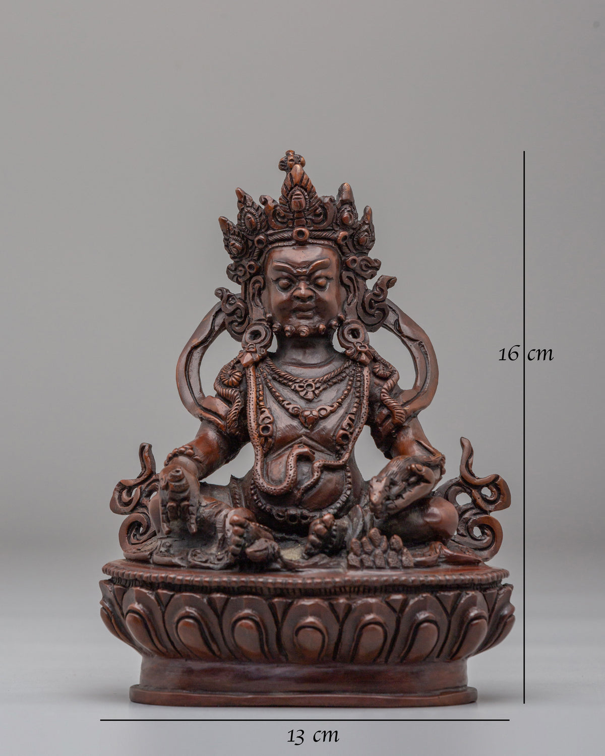 Tibetan Wealth Deity Dzambhala Sculpture | Symbol of Prosperity