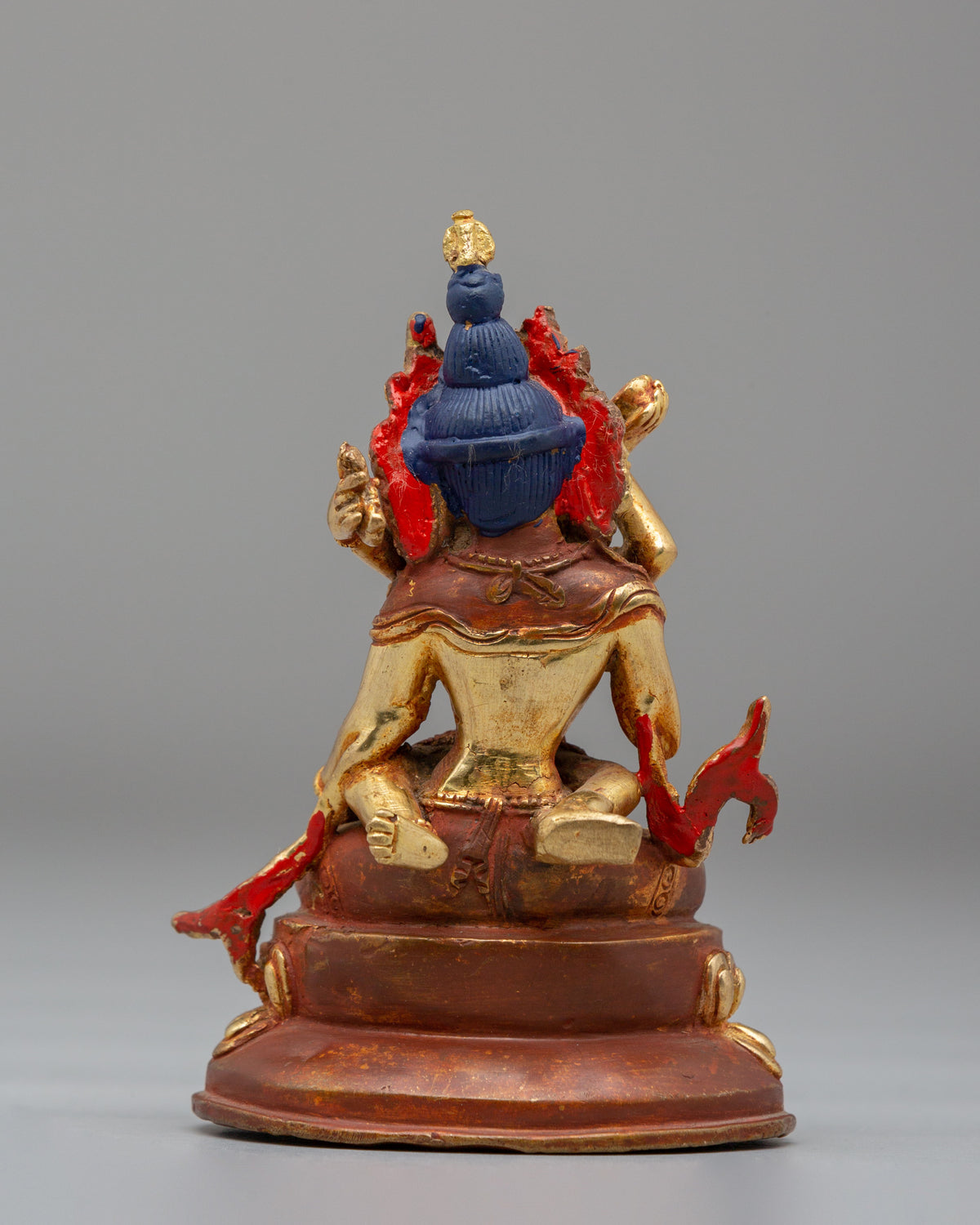 Vajrasattva Yab Yum Sculpture | Gold Gilded Copper