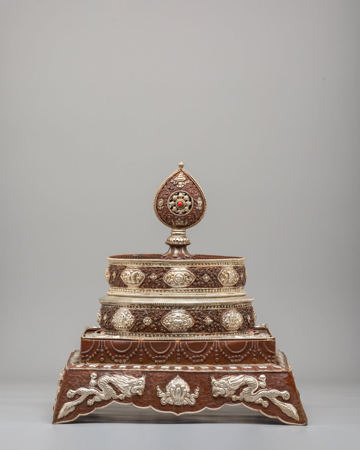 Vajrayana Mandala Offering Set | Tibetan Ritual Art for Spiritual Practices