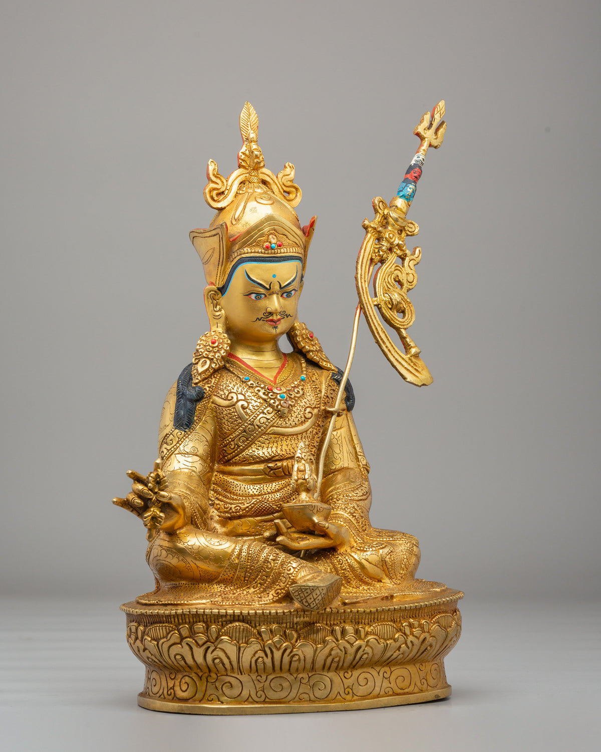 Guru Rinpoche Statue for Buddhist Shrine | Sacred Symbol of Wisdom